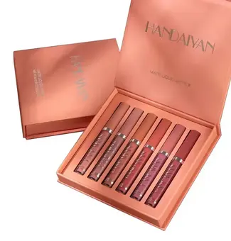 rouge à lèvres, 6 couleurs diferentes, maquillage pour femme